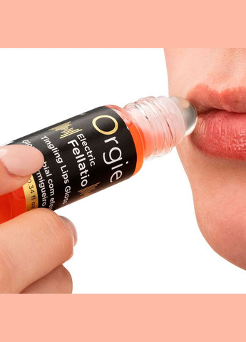 Стимулюючий блиск для губ Electric Fellatio Lips Gloss (10 мл) Orgie (317268227)