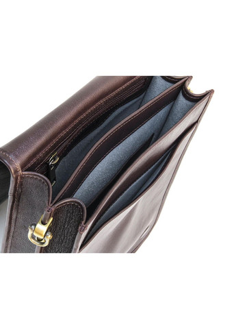 Тёмно-коричневая кожаная сумка через плечо N4227GC Newery (303829688)