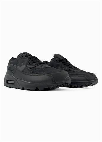 Черные демисезонные кроссовки мужские No Brand Air Max 90 Triple Black