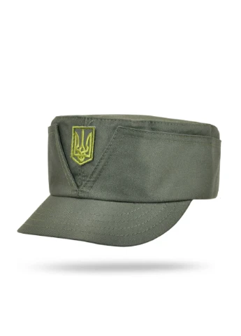 Кепка мазепинка олива ЗСУ з кокардою, кепка армійська австрійка, кепка ЗСУ олива / хакі VladAltex (393177133)
