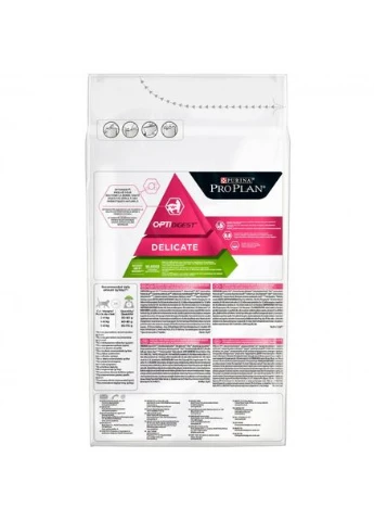 Сухий корм для дорослих кішок Delicate Adult зі смаком ягняти 1.5 кг (7613035846685) Purina (386825810)
