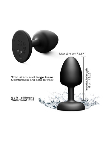 Анальна вібропробка GEISHA PLUG INFINITE L - CherryLove Dorcel (339868141)