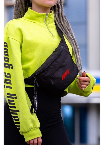 Сумка бананка барсетка через плечо с принтом F1Red Black Without (353707001)