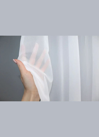 Тюль с тесьмой на трубу шифон белий 600Х270 NOW BRAND (346058038)