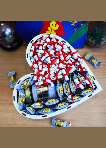 Бокс з цукерками та 101 причиною «Чому я тебе кохаю» для дівчини на день закоханих 8 березня день народження (ar243) No Brand (339624515)