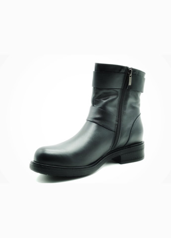 Осенние женские ботинки зимние черные кожаные fs-17-4 24 см (р) Foot Step