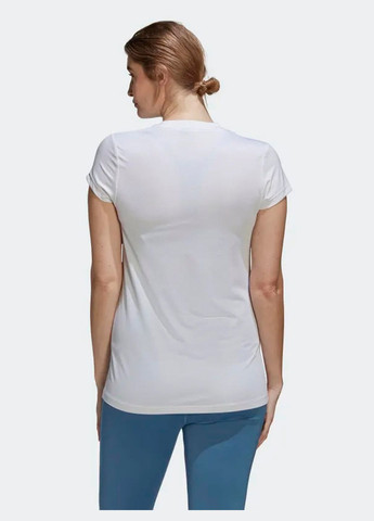 Біла всесезон футболка для вагітних adidas Maternity
