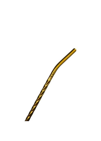 Набор многоразовых ложек-трубочек 6 шт из нержавеющей стали бронзовые для напитков и коктейлей с щеткой ProDobro (364192271)