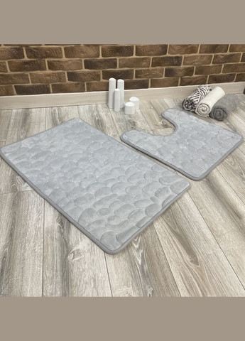 Набор ковриков в ванную и туалет No Brand Stone PREMIUM (279390457)