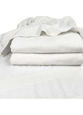 GM Textile полотенце махровое с бордюром, 70*140 см белый производство - Узбекистан