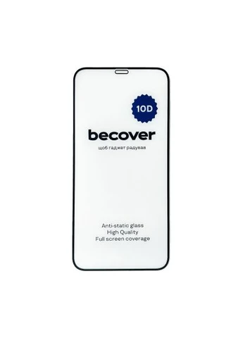 Скло захисне (711511) BeCover Apple iPhone XR 10D Black (366489422)