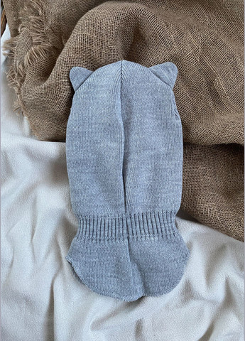 Детский шлем-шапка на зиму с милыми ушками котика Talvi Котик (307285024)