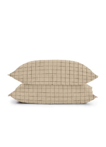 Сімейний комплект постільної білизни BEIGE GEOMETRY CS4 2х160х220 см Cosas (307474799)