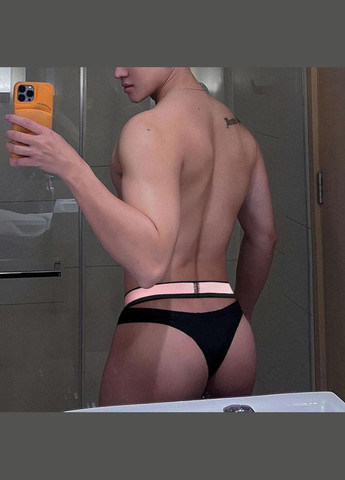 Мужские черные мужские трусы стринги Pump