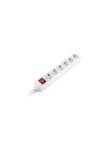 Мережевий фільтр живлення (EL122300031) Real-El RS-6 Protect M 1.8m, white (268142107)