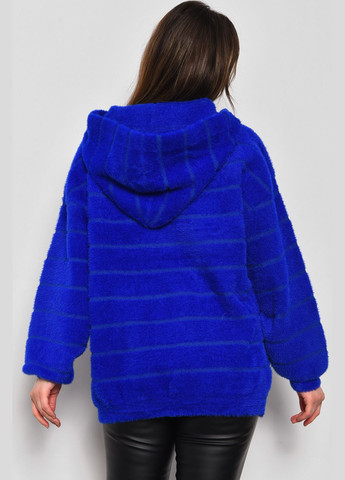 Худи женское альпака синего цвета Let's Shop (282556793)