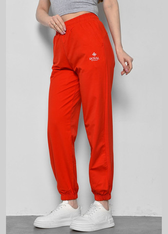 Красные спортивные демисезонные прямые брюки Let's Shop