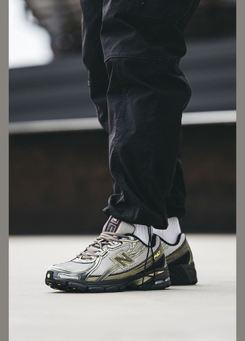 Серые всесезонные кроссовки мужские new balance 740 grey yellow black | нью беланс 740 серые желтые черные No Brand