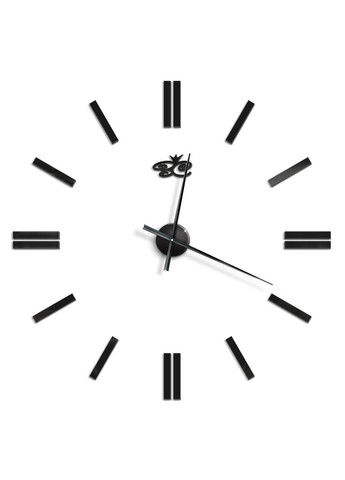 Настінні безкаркасні 3D наклейка акрилові глянцеві 100 см Ера Чорний Ваша Світлість (366334494)