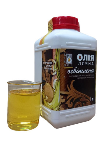 Масло льняноеосветленное 1 л для дерева LISSOL (315401712)