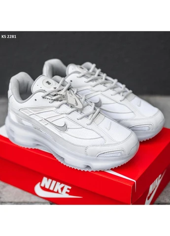 КРОСІВКИ ЖІНОЧІ NIKE AIR WHITE НАЙК АІР БІЛІ No Brand білі демісезони (391065224)