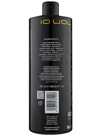 Окислювач фарби для волосся 3% Color Oxydant 10 Vol. 1000 мл Abril et Nature (339051266)
