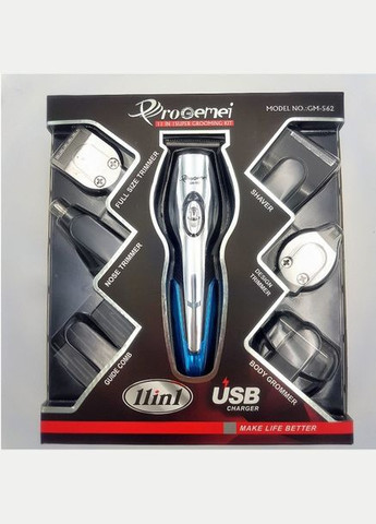Машинка для стрижки волосся+Бритва Тример 11 in 1 GM-562 Gemei (293850697)