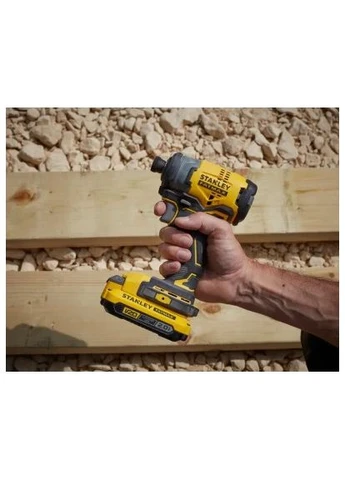 Гайковерт FatMax, 18V, 2x2Ah, 190Нм, 2900об/хв, 3800уд/хв (SFMCF820D2K) Stanley FatMax, 18V, 2x2Ah, 190Нм, 2900об/хв, 3800уд/хв (401532632)