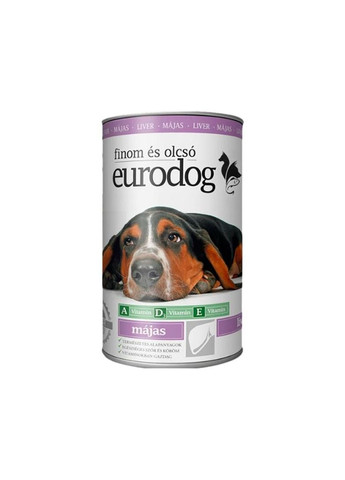 Печень, консерва для собак, 415 г. EuroDog (289466059)