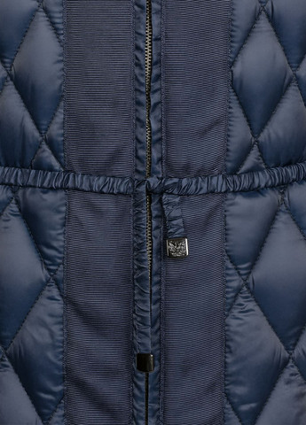 Темно-синя демісезонна жіноча куртка куртка-пальто to be friend