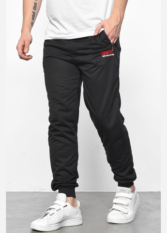 Спортивні штани чоловічі чорного кольору Let's Shop (293055856)