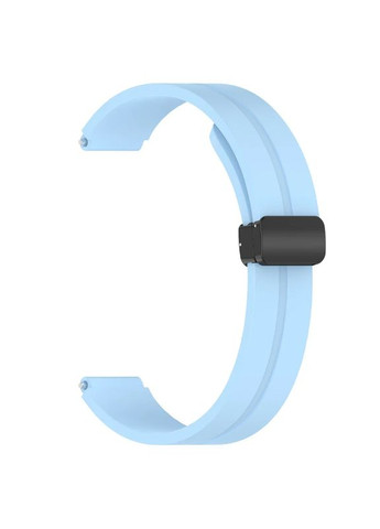 Ремінець Magnetic для Xiaomi Mi Band 9/8/10 (Блакитний / Blue) Line (372689310)