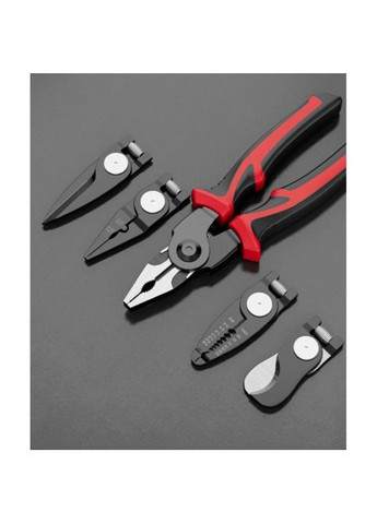 Багатофункціональні плоскогубці 5 в 1 із змінними головками High Technology MDR No Brand (371794192)