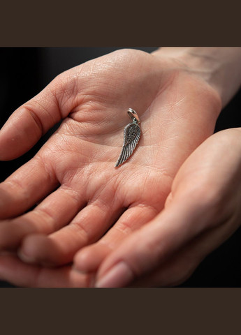 Срібна підвіска Крильце (чорніння) 131962 Oniks (264023368)