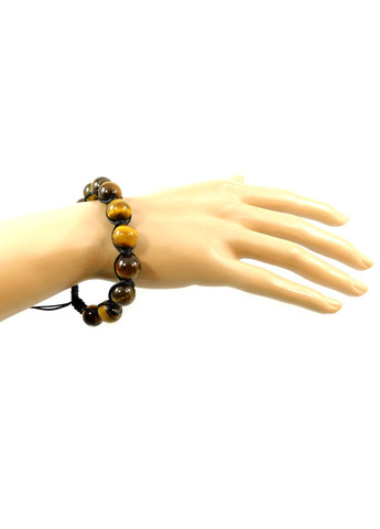 Эксклюзивная шамбала Тигровый глаз 14 Fursa fashion (322313599)