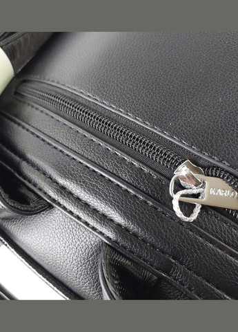 Рюкзак жіночий місткий з екошкіри на два відділення лаковий бежевий Karlos Marconi (347640649)