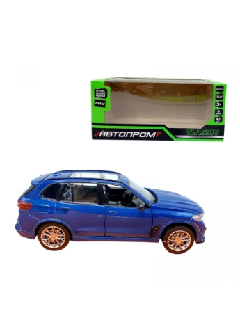 МАШИНА 1:32 BMW X5M (СИНЯЯ) АВТОПРОМ (376978510)