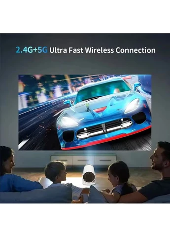 Проектор 4K Android HY300 1280x720P 1500 люмен 13,4х11,9х21,85 см No Brand (402060573)