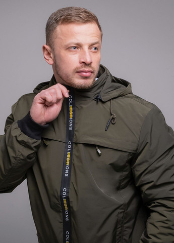 Зелена куртка чоловіча зелений демісезонна 338943 Fashion