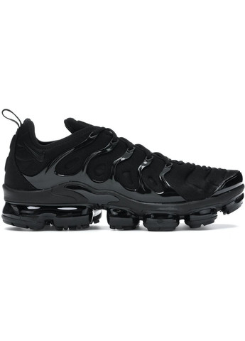 Кроссовки женские Nike Air VaporMax Plus Triple Black 924453-004 Найк Аир Вапормакс No Brand белые демисезоны (362206538)