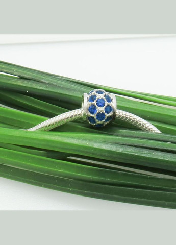 Серебряный шарм "Шарик с большими камнями" No Brand (350667475)