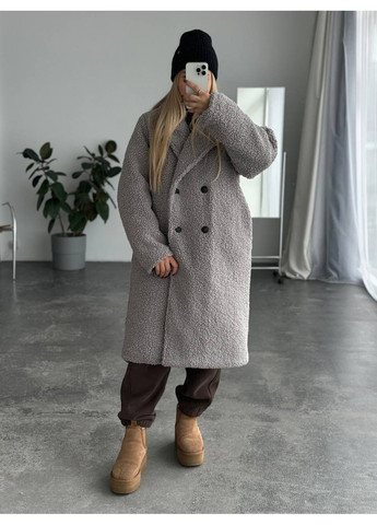 Шуба Тедді хутро баранець,стьобаний підклад з утепленням 150 силікон,на ґудзиках Україна (365701952)