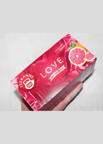Чай рожевий грейпфрут Love, 20 пакетиків (Польща) Teekanne (348059966)
