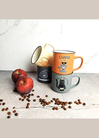 Чашка Смугасний кофеїн 300мл Vittora (342399127)