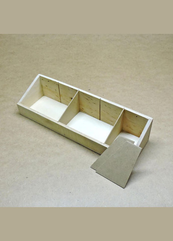 Органайзер для метизів з дерева Герта 5 бланже (ОМЕ-500101) No Brand (328910473)