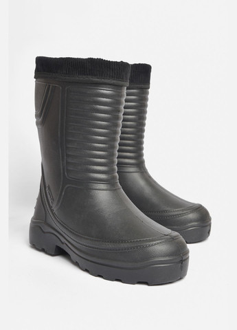 Черные джинсовые зимние сапоги мужские пена со съемным носком черного цвета Let's Shop