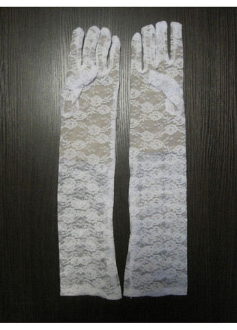 Мереживні довгі рукавички (30к013) No Brand (368895469)