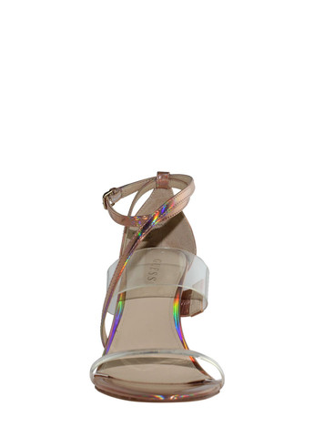 Розовые босоножки 5632 перламутровый Guess