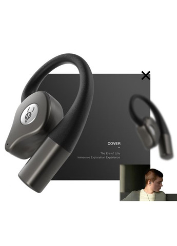 Спортивные Bluetooth наушники Q12 Ink Black открытого типа () Sabbat (315436127)