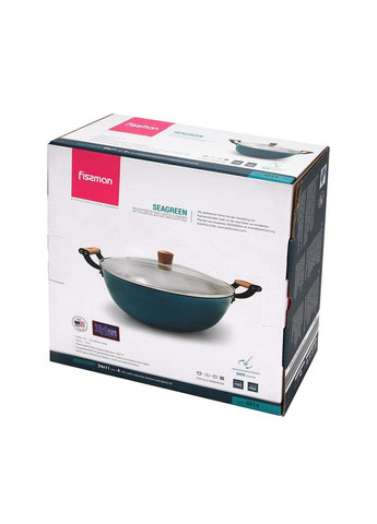 Каструля з кришкою Seagreen 4 л 4014 Fissman (316468373)